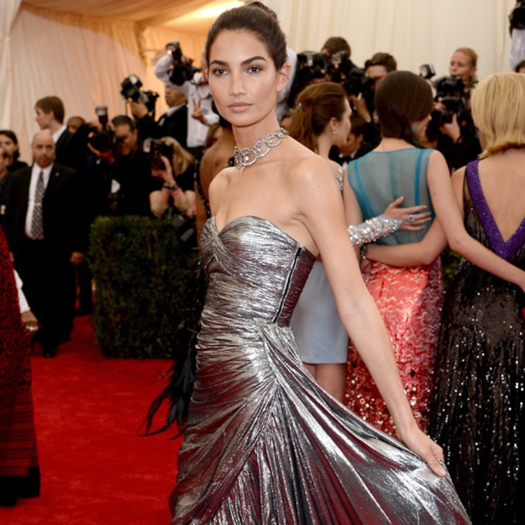 Lily Aldridge Gets Fitted for Met Gala by Michael Kors - E! Online